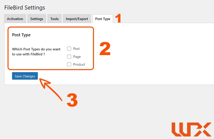 filebird plugin Creating Post Types